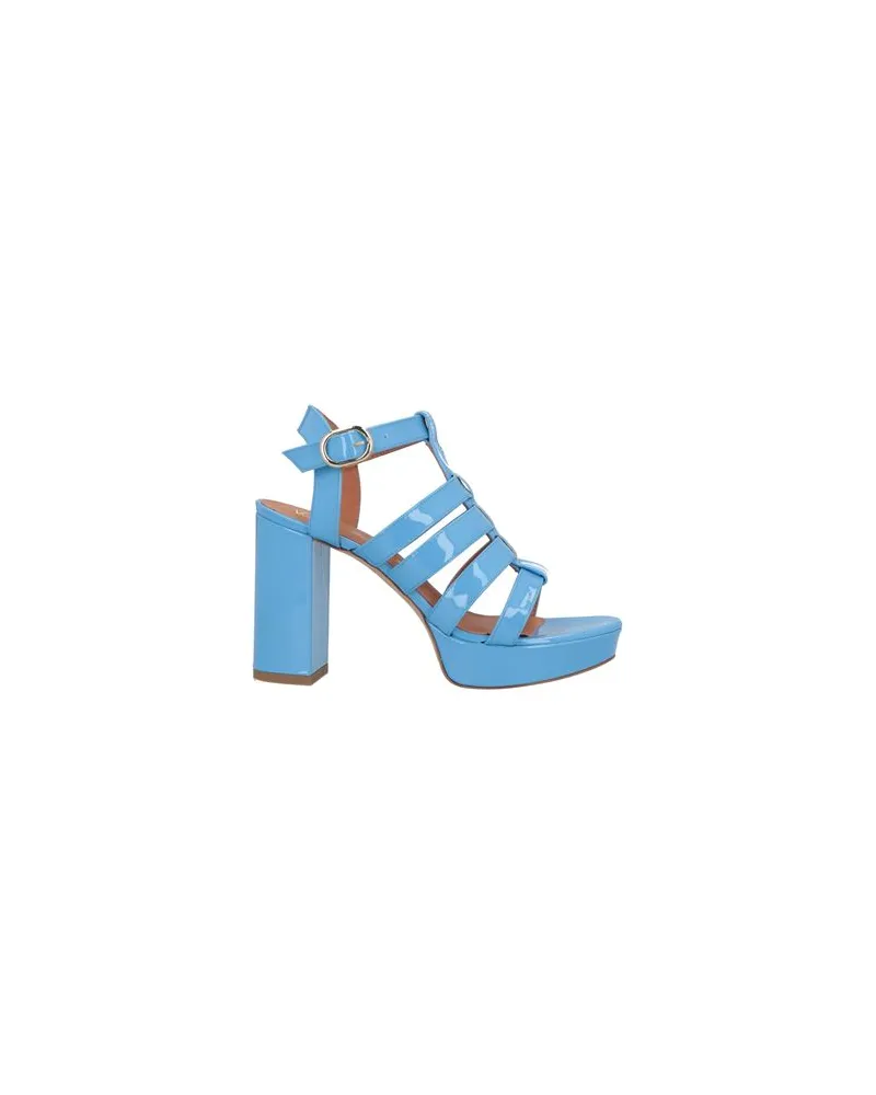 Via Roma 15 SCHUHE - Sandalenauf YOOX.COM Azurblau