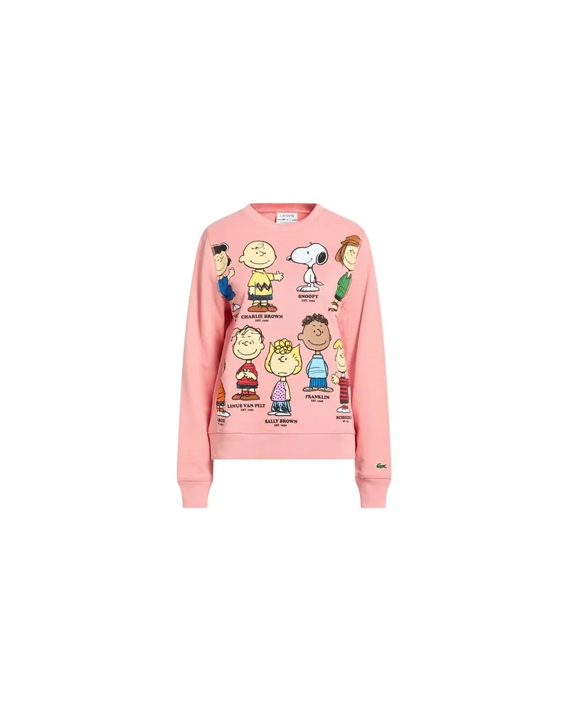 Lacoste X PEANUTS - TOPS - Sweatshirtsauf YOOX.COM Lachs