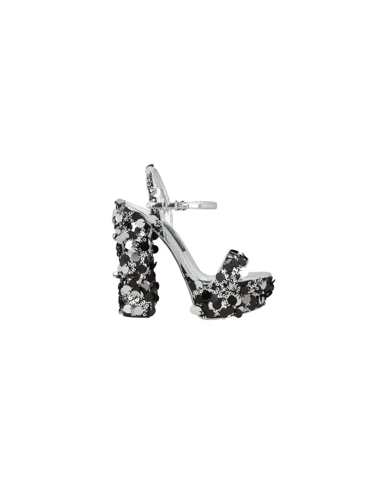 Dolce & Gabbana SCHUHE - Sandalenauf YOOX.COM Silber