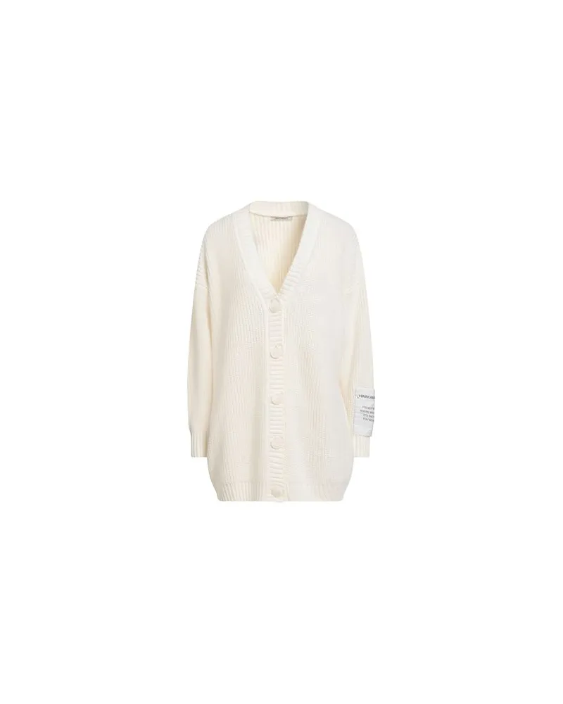 HINNOMINATE STRICKWAREN - Strickjackenauf YOOX.COM Elfenbein