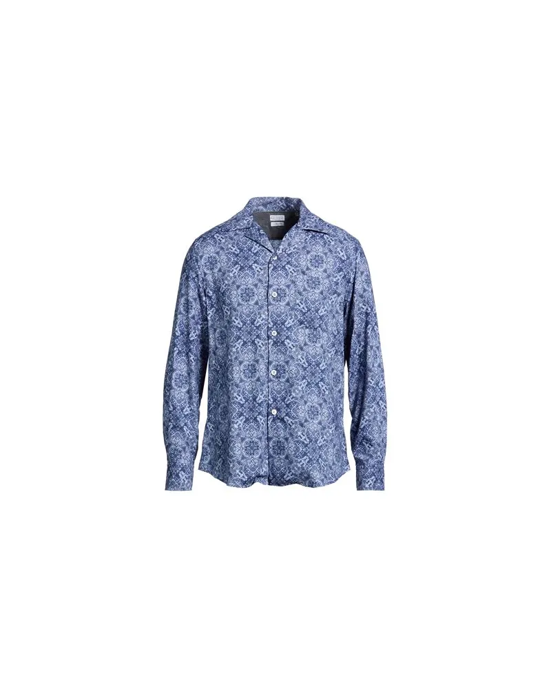 Brunello Cucinelli TOPS - Hemdenauf YOOX.COM Marineblau
