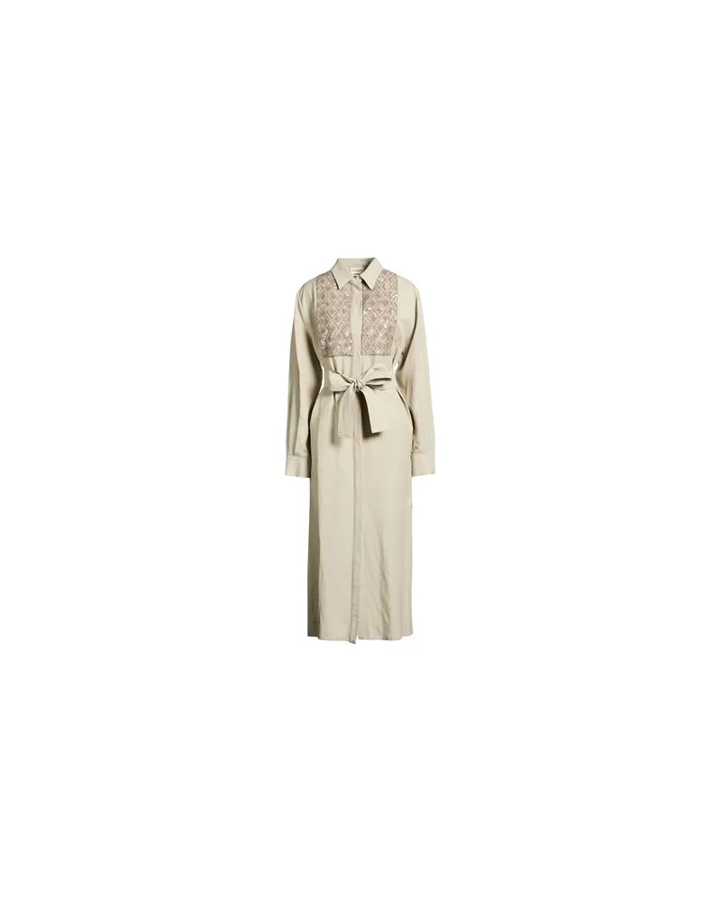 P.A.R.O.S.H. KLEIDER - Maxi-Kleiderauf YOOX.COM Hellgrau