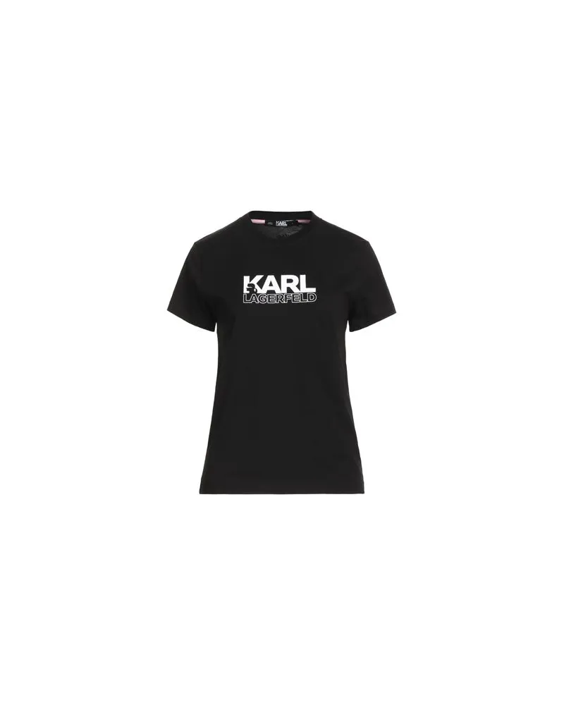 Karl Lagerfeld TOPS - T-shirtsauf YOOX.COM Schwarz