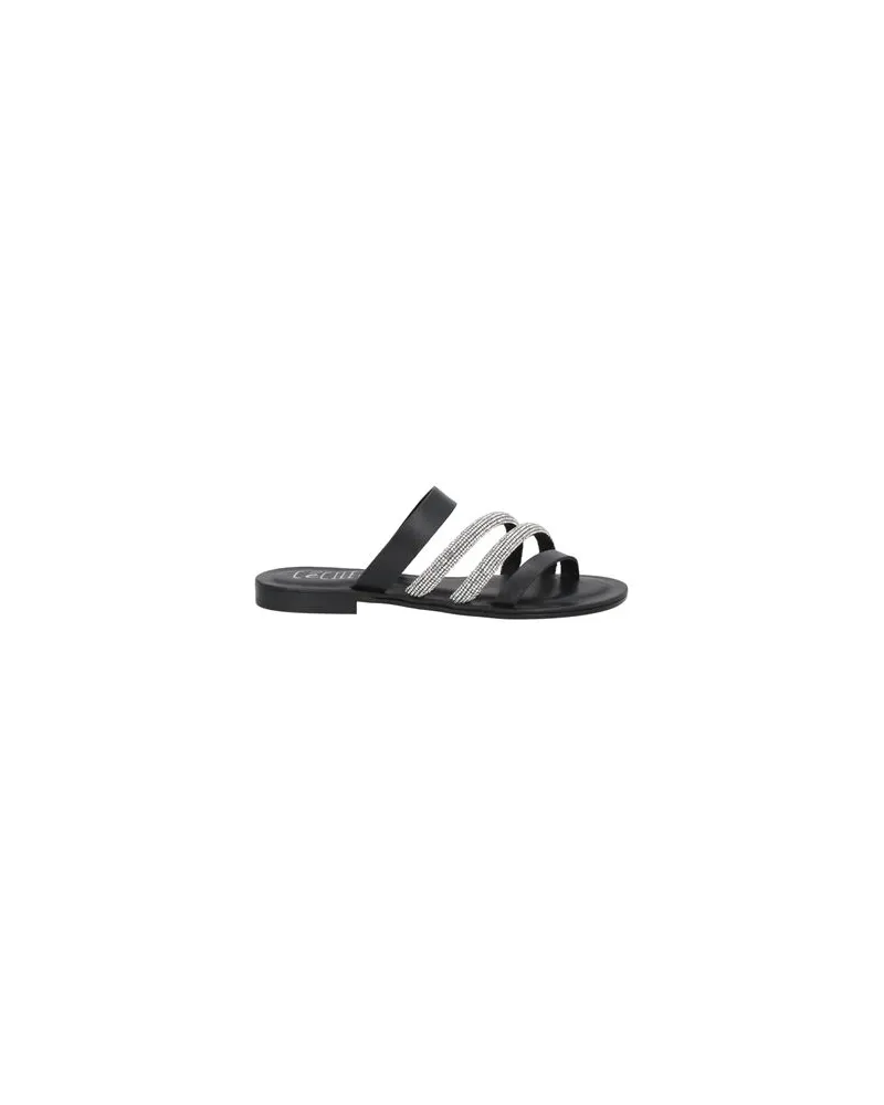 Cécile SCHUHE - Zehentrennerauf YOOX.COM Schwarz
