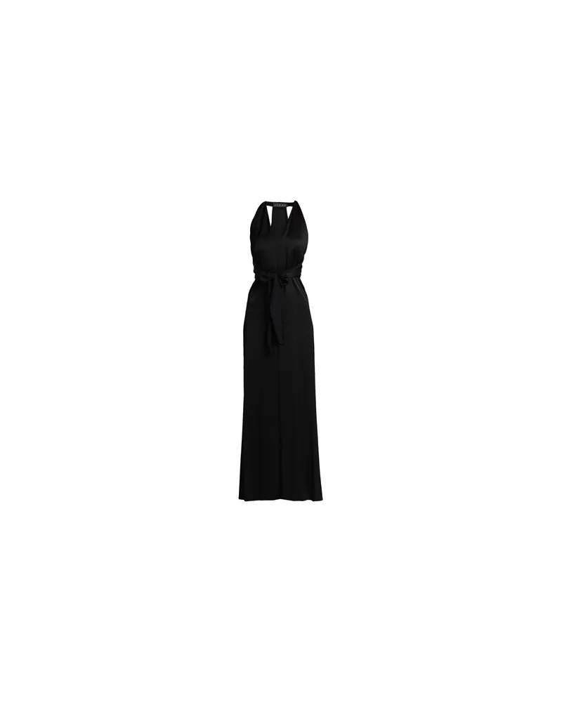 Icona By Kaos KLEIDER - Maxi-Kleiderauf YOOX.COM Schwarz