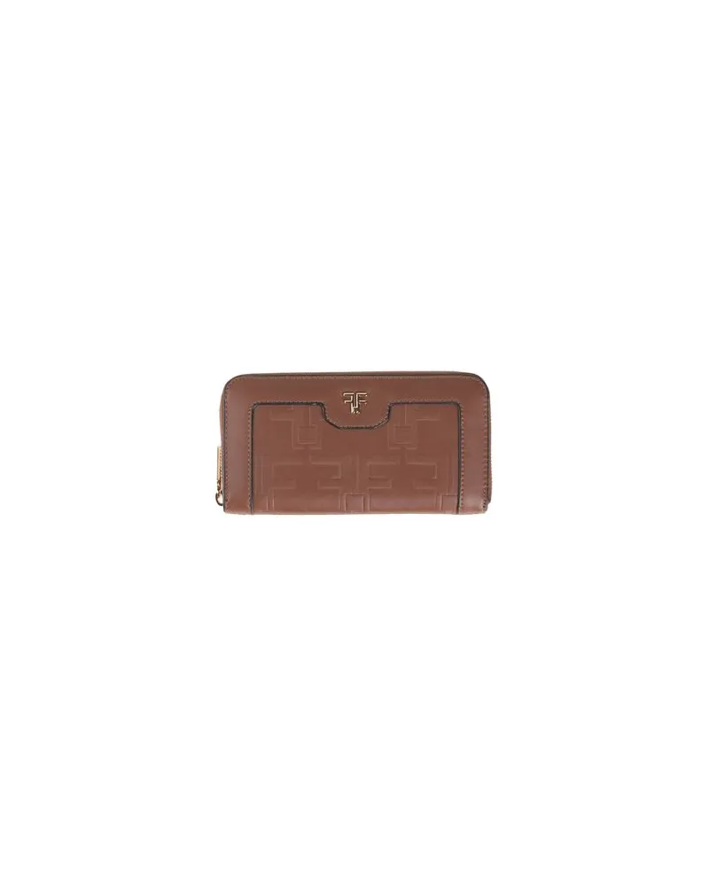 Fracomina Kleinlederwaren - Brieftaschenauf YOOX.COM Schokobraun