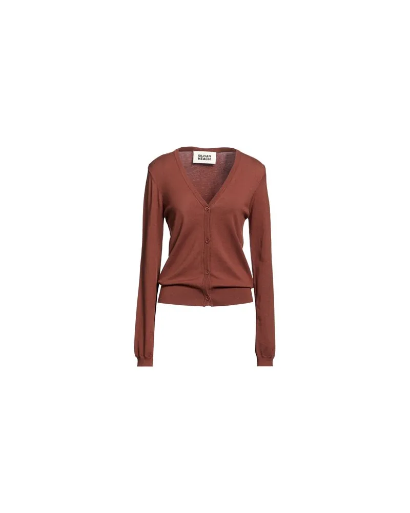 Silvian Heach STRICKWAREN - Strickjackenauf YOOX.COM Braun