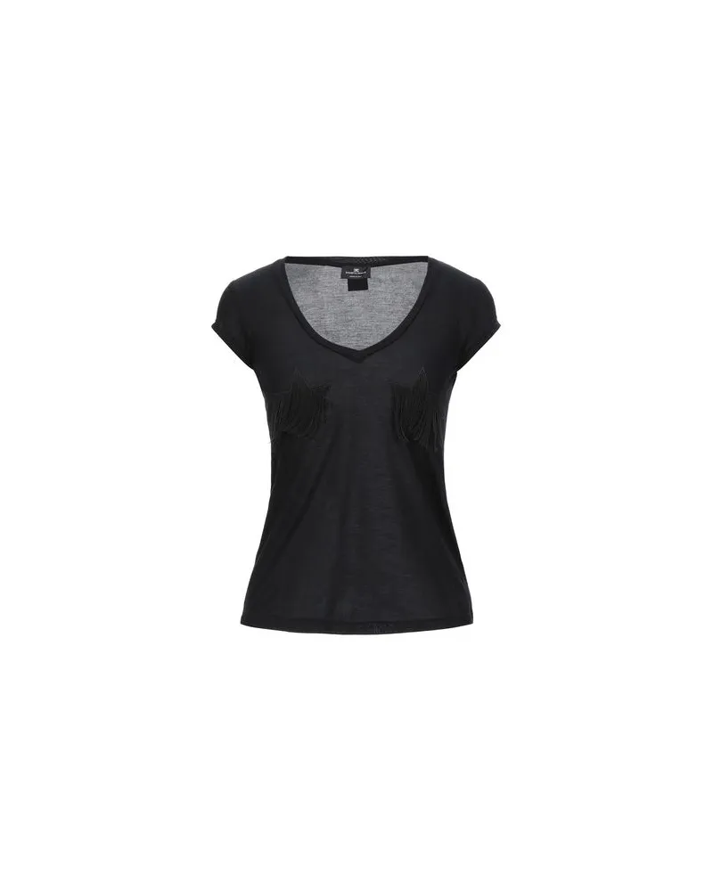 Elisabetta Franchi TOPS - T-shirtsauf YOOX.COM Schwarz