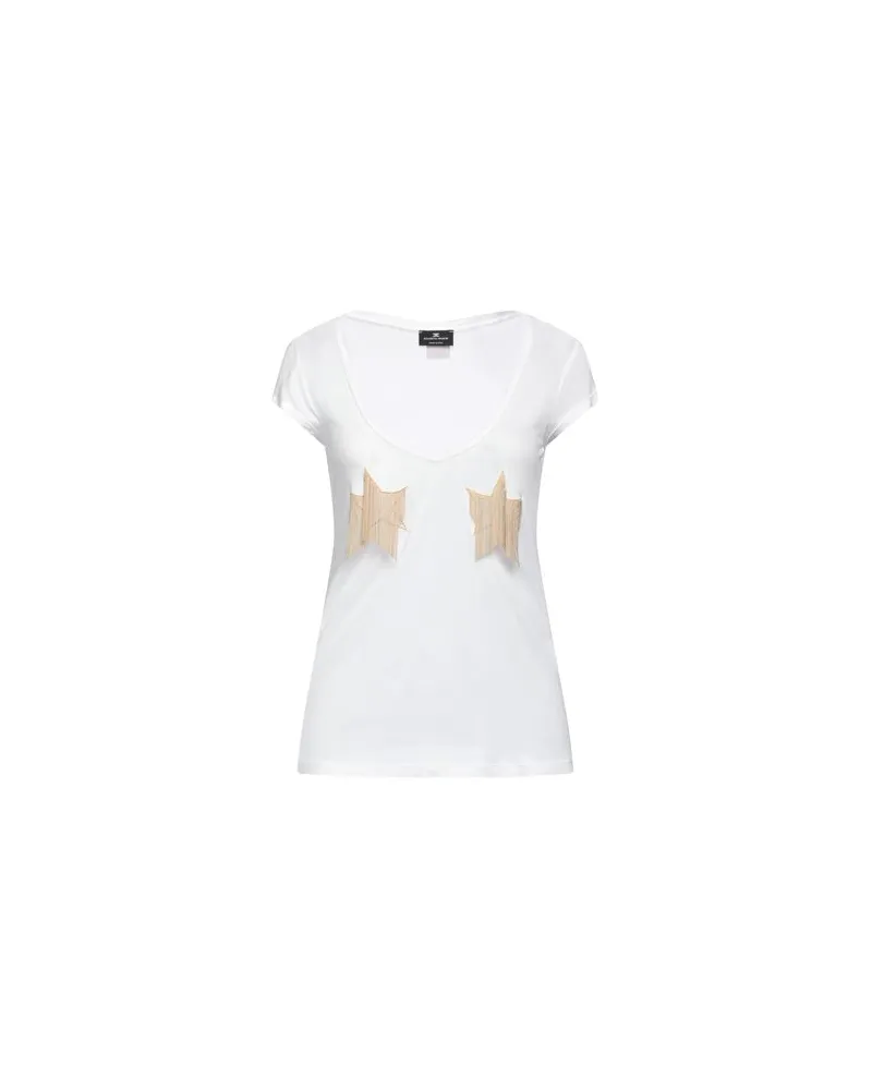 Elisabetta Franchi TOPS - T-shirtsauf YOOX.COM Weiß