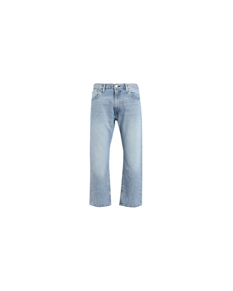 Levi's 551Z STRAIGHT CROP  - HOSEN & RÖCKE - Jeanshosenauf YOOX.COM Blau