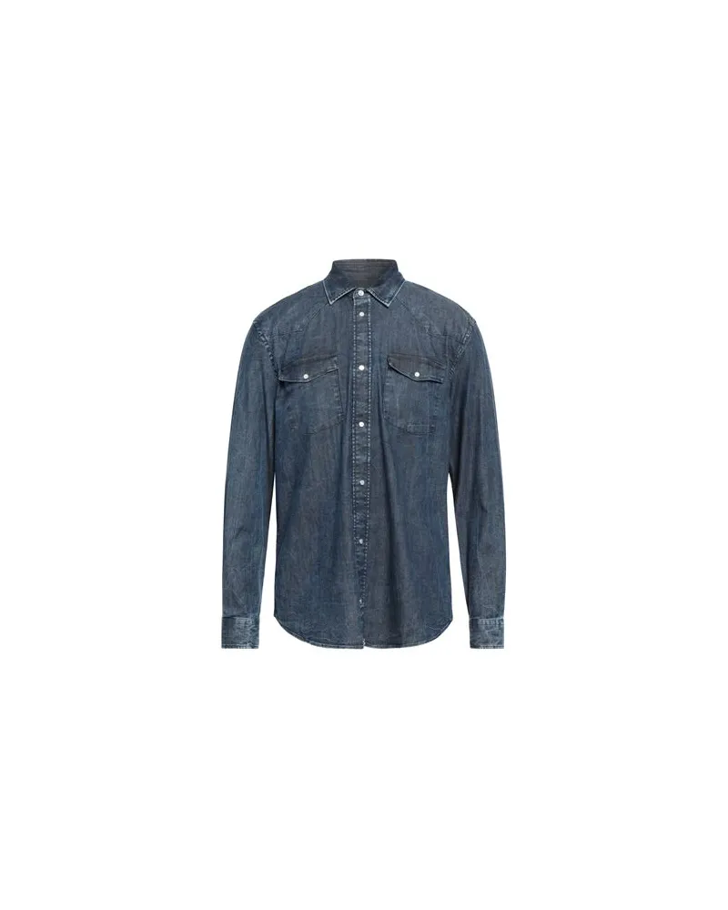 Dondup TOPS - Jeanshemdenauf YOOX.COM Blau