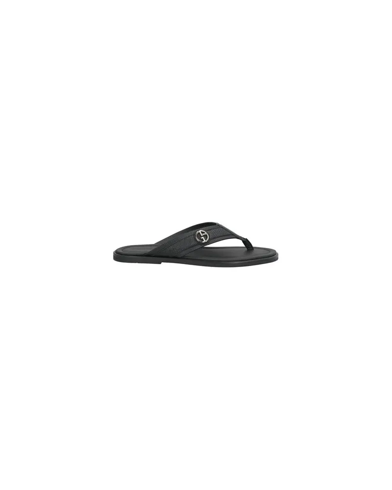 Giorgio Armani SCHUHE - Zehentrennerauf YOOX.COM Schwarz