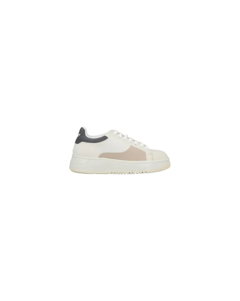 Emporio Armani SCHUHE - Sneakersauf YOOX.COM Cremeweiß