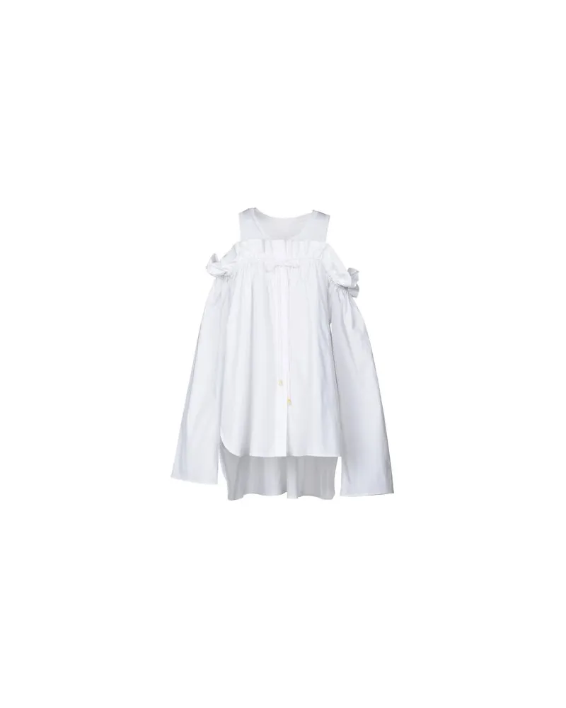 Alberta Ferretti TOPS - Hemdenauf YOOX.COM Weiß