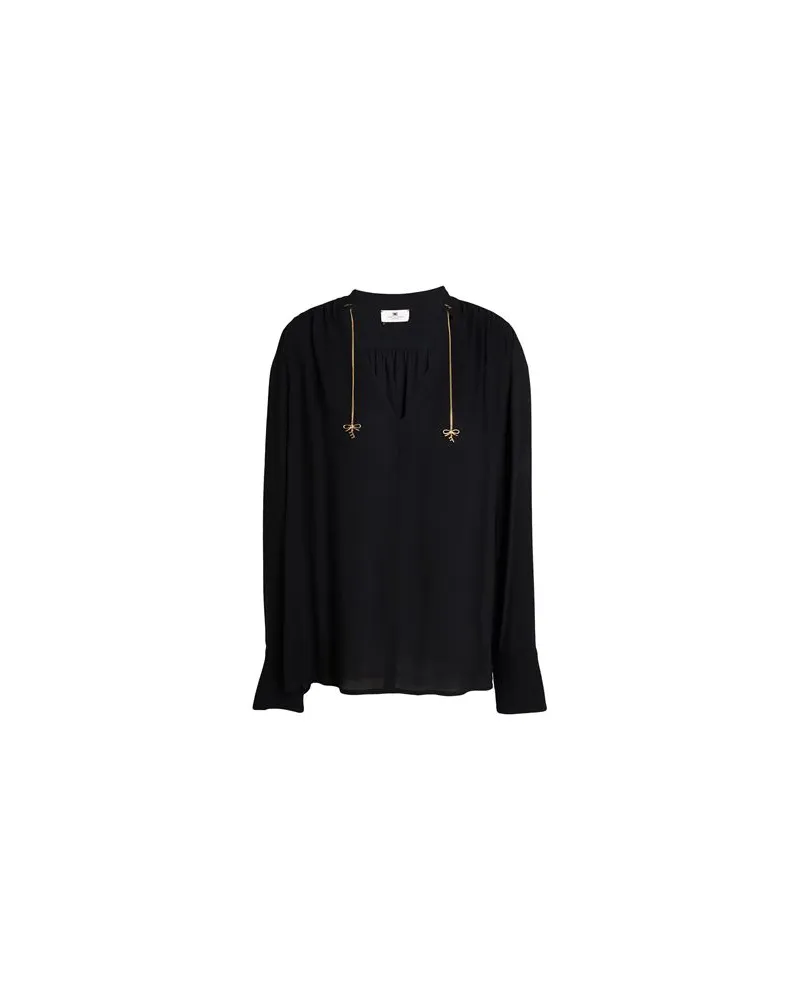 Elisabetta Franchi TOPS - Topsauf YOOX.COM Schwarz