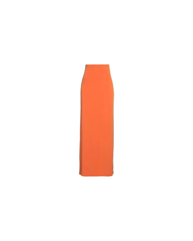 NA-KD HOSEN & RÖCKE - Maxi-Röckeauf YOOX.COM Orange