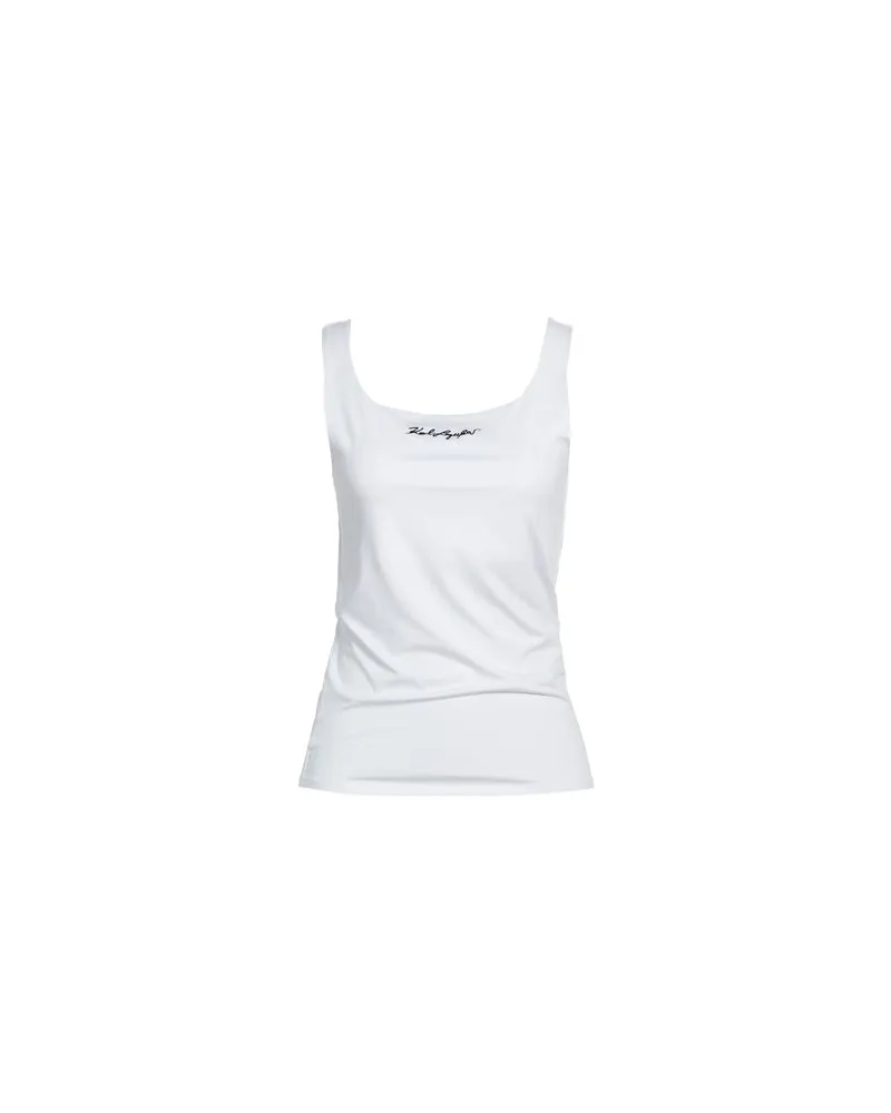 Karl Lagerfeld TOPS - Tank Topsauf YOOX.COM Weiß