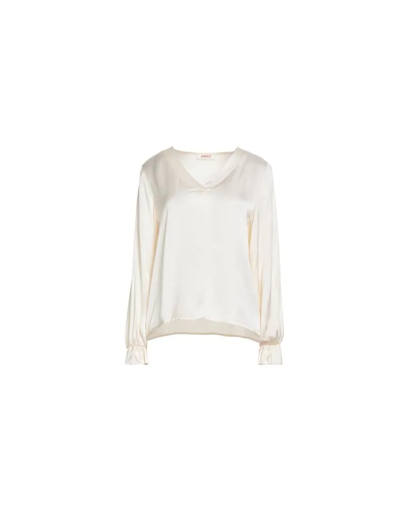 KONTATTO TOPS - Topsauf YOOX.COM Cremeweiß