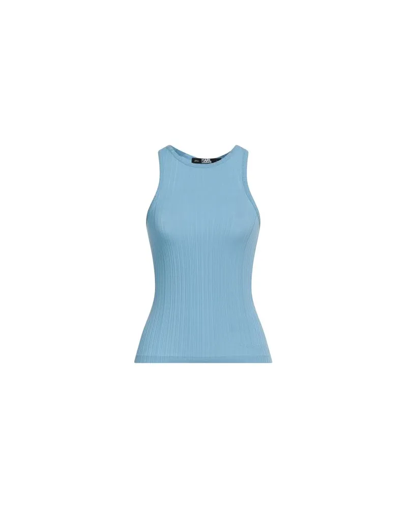 Karl Lagerfeld TOPS - Tank Topsauf YOOX.COM Hellblau