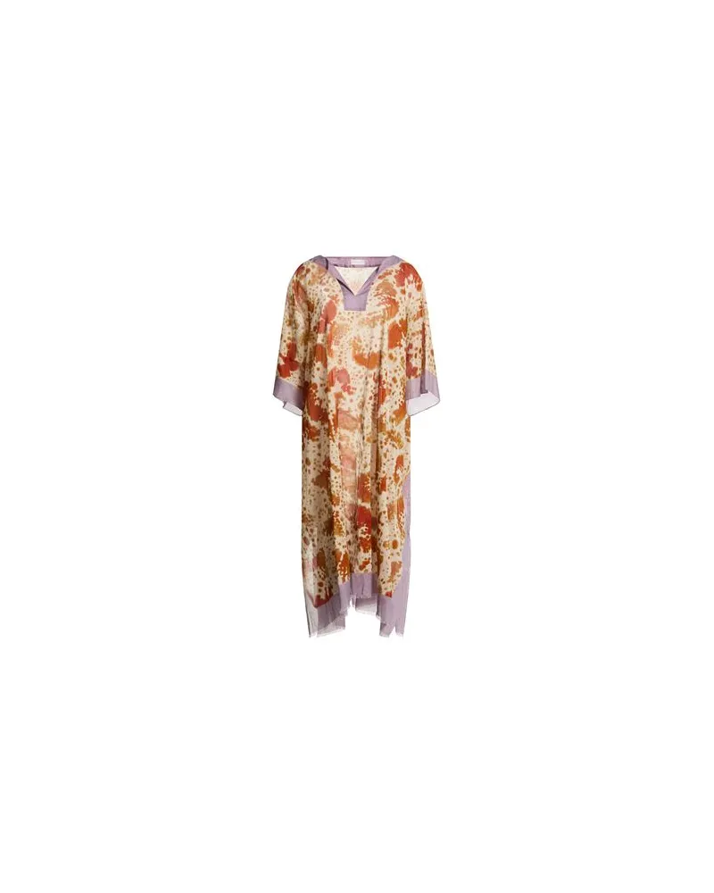 Dries van Noten KLEIDER - Maxi-Kleiderauf YOOX.COM Rostrot