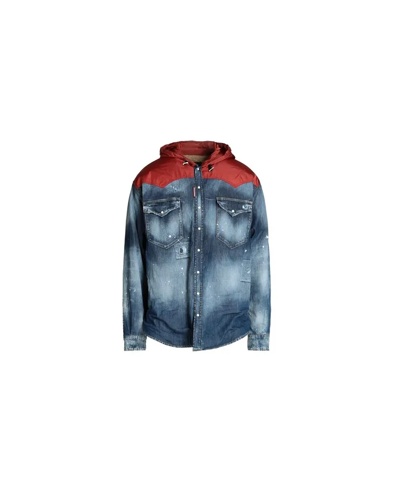 Dsquared2 TOPS - Jeanshemdenauf YOOX.COM Blau