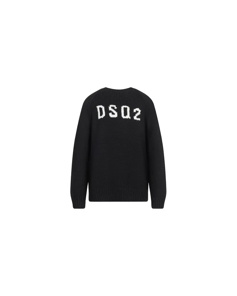 Dsquared2 STRICKWAREN - Pulloverauf YOOX.COM Schwarz