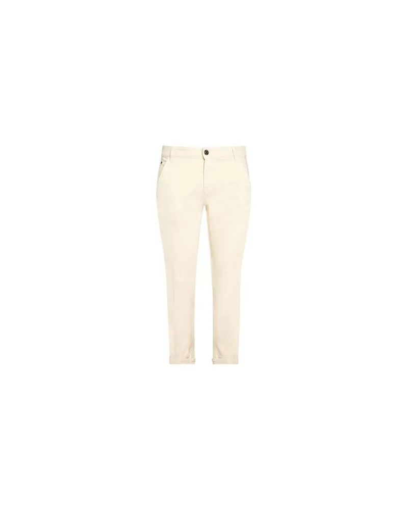 PT TORINO HOSEN & RÖCKE - Jeanshosenauf YOOX.COM Cremeweiß