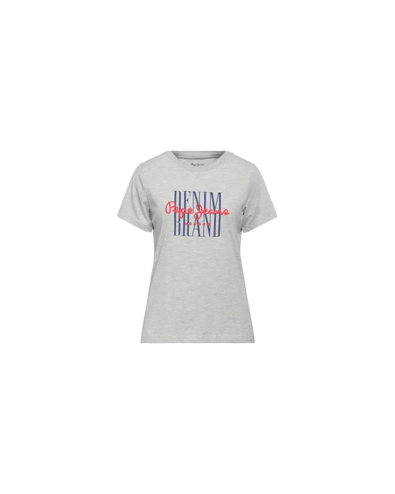 Pepe Jeans TOPS - T-shirtsauf YOOX.COM Hellgrau