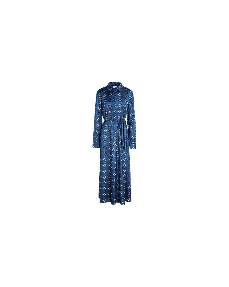 MARELLA KLEIDER - Maxi-Kleiderauf YOOX.COM Marineblau