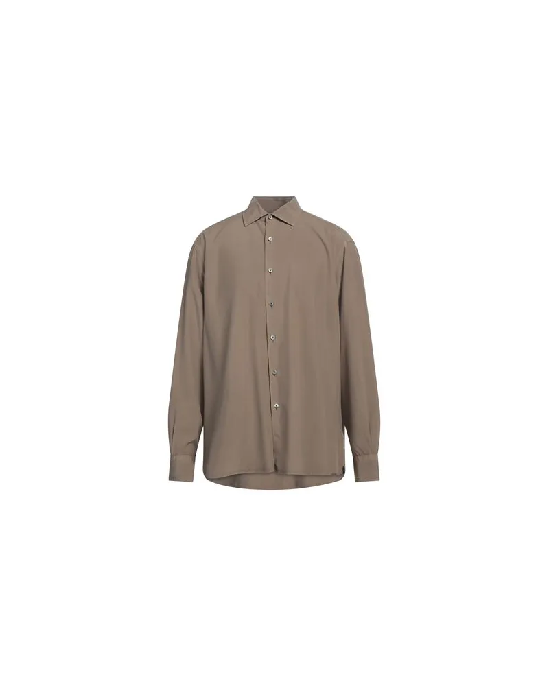 Ermenegildo Zegna TOPS - Hemdenauf YOOX.COM Khaki
