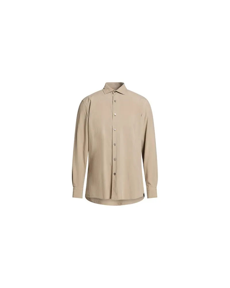 Ermenegildo Zegna TOPS - Hemdenauf YOOX.COM Sand