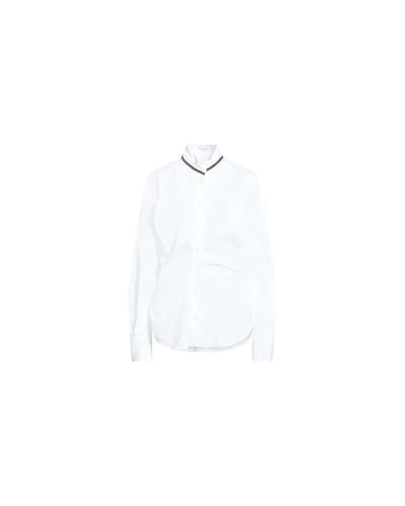 Brunello Cucinelli TOPS - Hemdenauf YOOX.COM Weiß