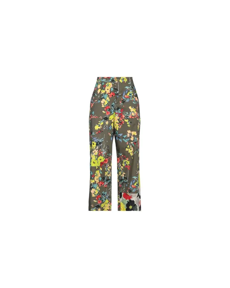 Pianura Studio HOSEN & RÖCKE - Hosenauf YOOX.COM Militärgrün