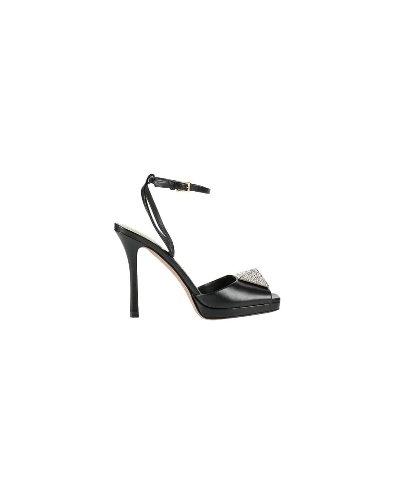 Valentino Garavani SCHUHE - Sandalenauf YOOX.COM Schwarz