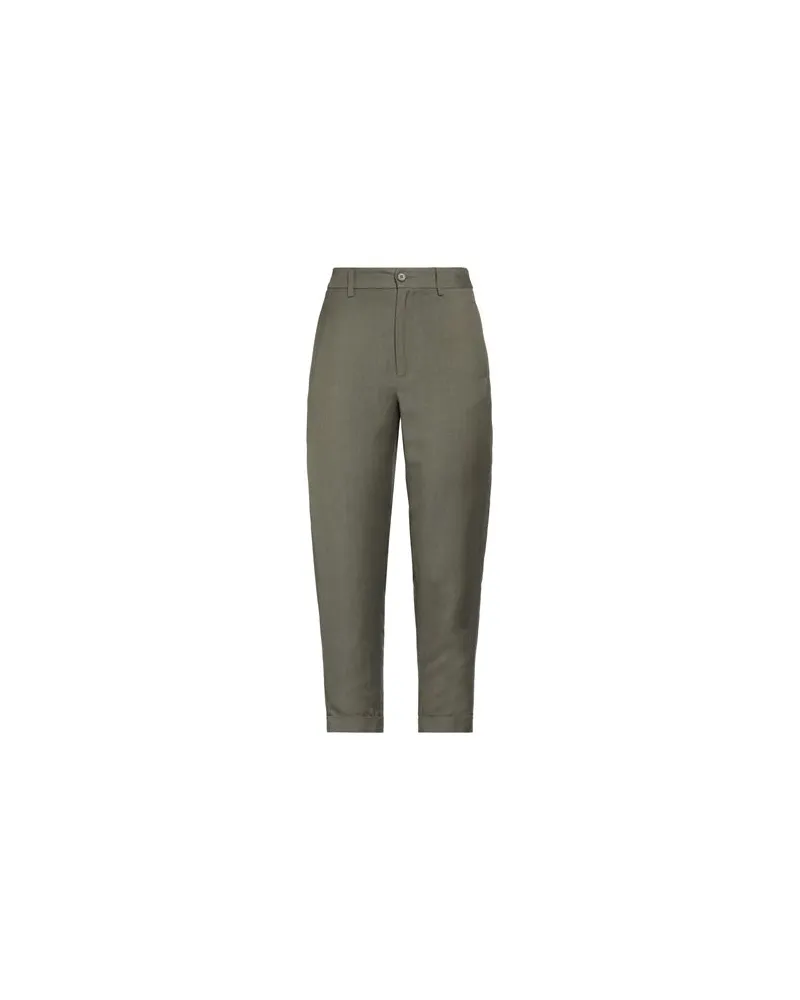 VIRNA DRÒ HOSEN & RÖCKE - Hosenauf YOOX.COM Militärgrün