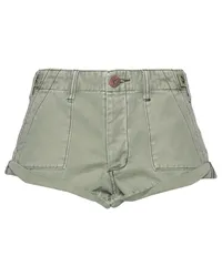 One Teaspoon Jeansshorts Militärgrün