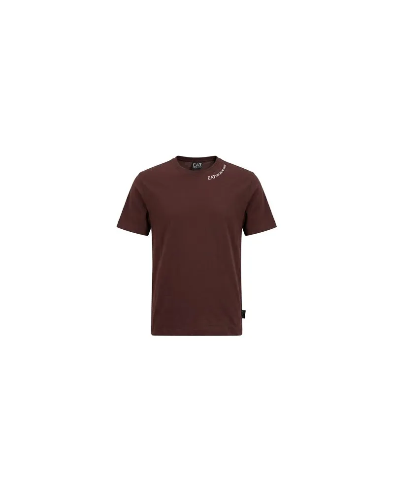 EA7 TOPS - T-shirtsauf YOOX.COM Schokobraun