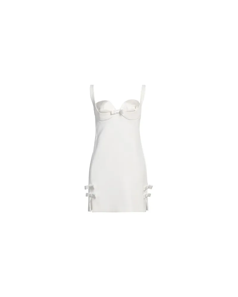 Elisabetta Franchi KLEIDER - Mini-Kleiderauf YOOX.COM Elfenbein
