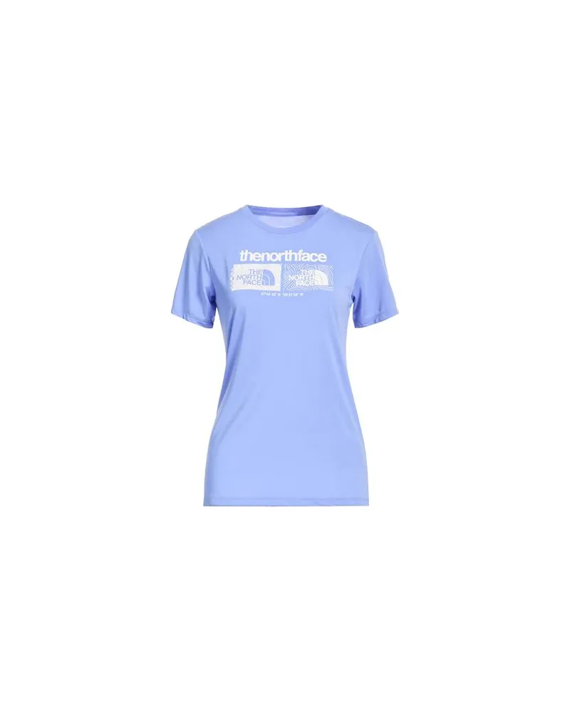 The North Face W FOUNDATION TEE GRAPHIC 1  - TOPS - T-shirtsauf YOOX.COM Hellblau
