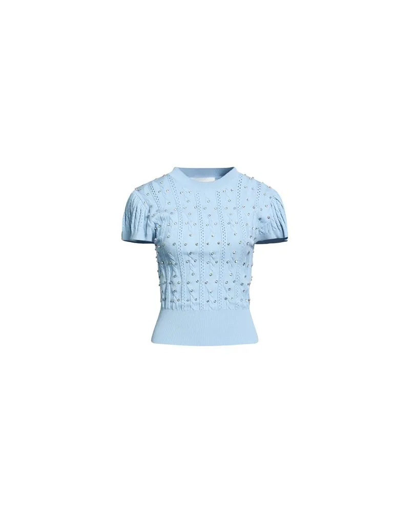 Silvian Heach STRICKWAREN - Pulloverauf YOOX.COM Hellblau