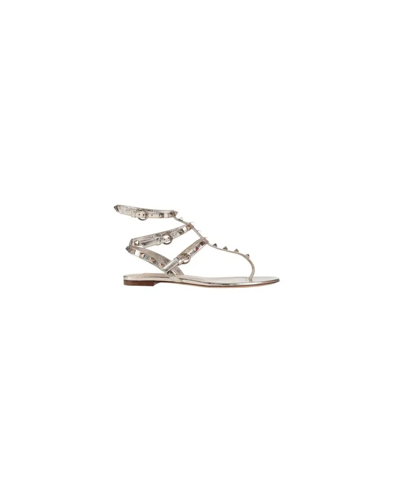 Valentino Garavani SCHUHE - Zehentrennerauf YOOX.COM Platin