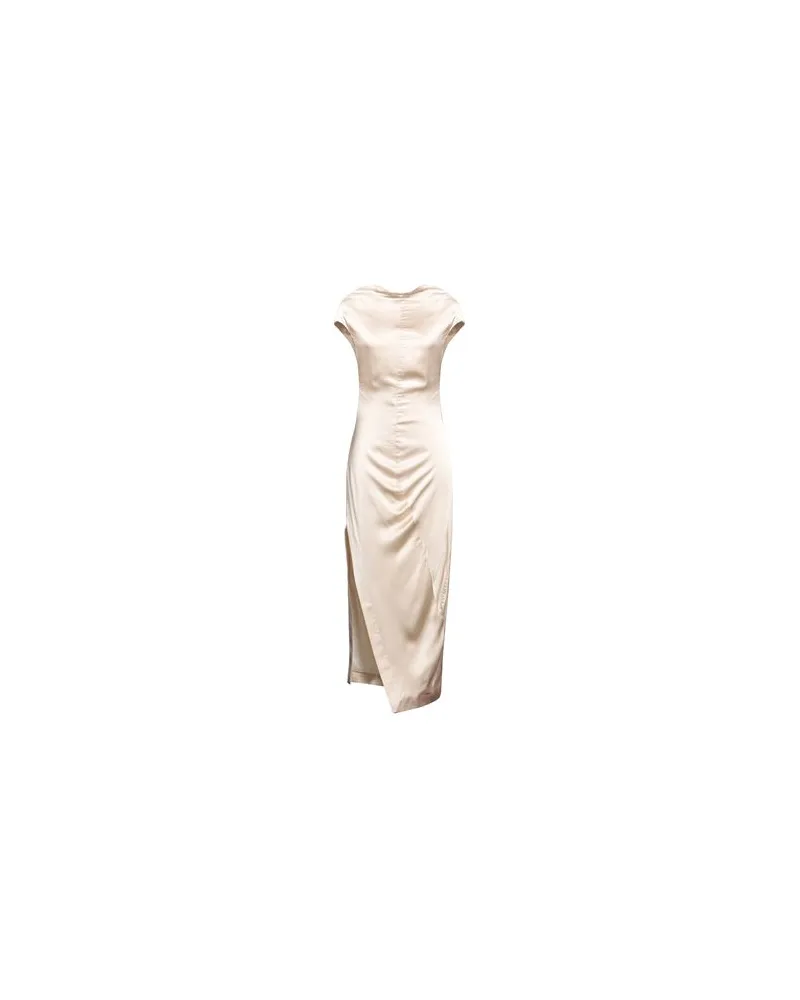 MALLONI KLEIDER - Maxi-Kleiderauf YOOX.COM Beige