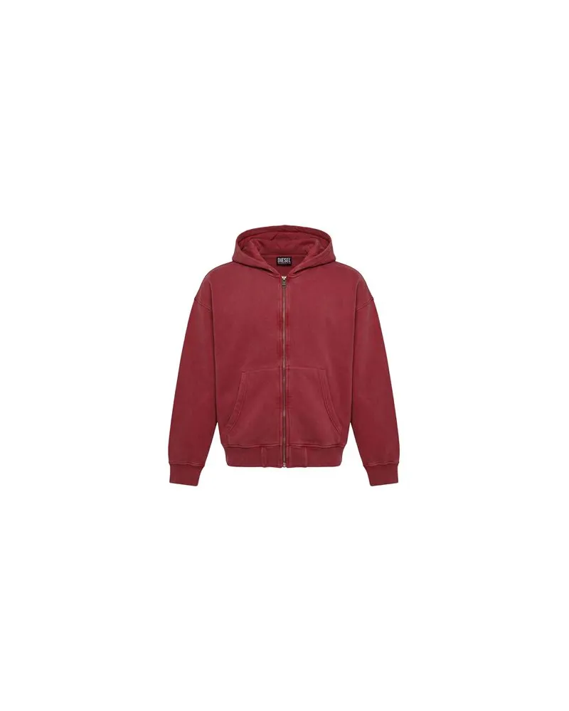 Diesel TOPS - Sweatshirtsauf YOOX.COM Ziegelrot