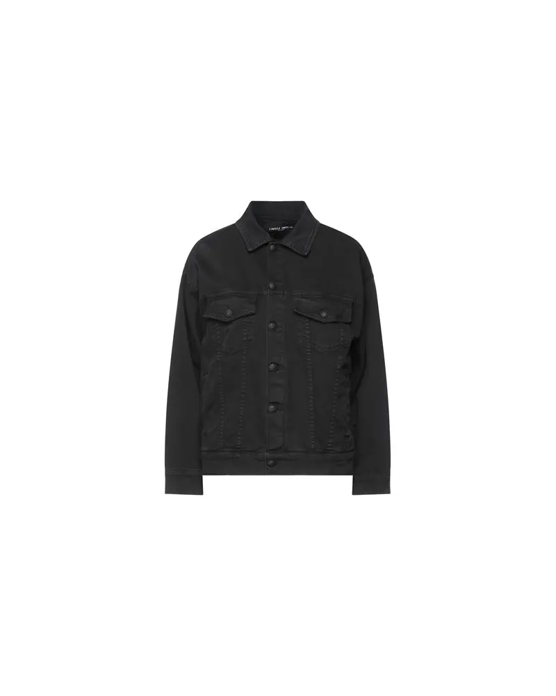 Frankie Morello JACKEN & MÄNTEL - Jeansjacken/Mäntelauf YOOX.COM Schwarz
