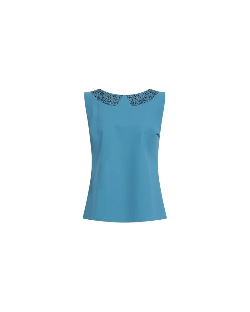 Chiara Boni TOPS - Topsauf YOOX.COM Hellblau