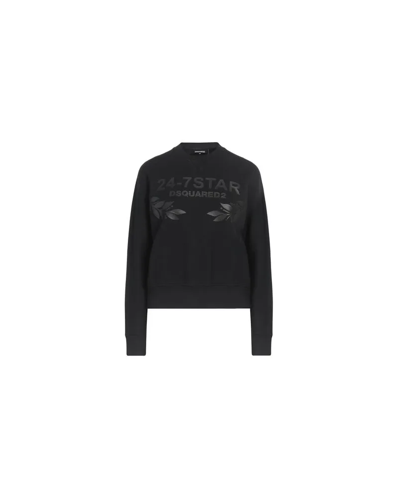 Dsquared2 TOPS - Sweatshirtsauf YOOX.COM Schwarz