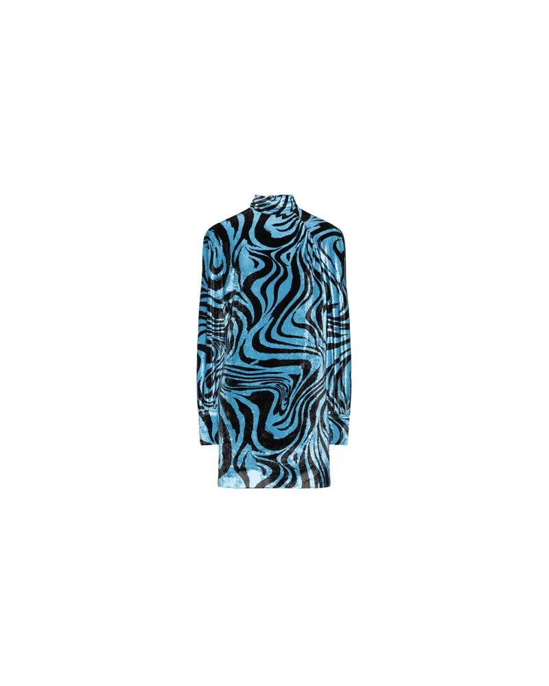 Philosophy Di Lorenzo Serafini KLEIDER - Mini-Kleiderauf YOOX.COM Azurblau