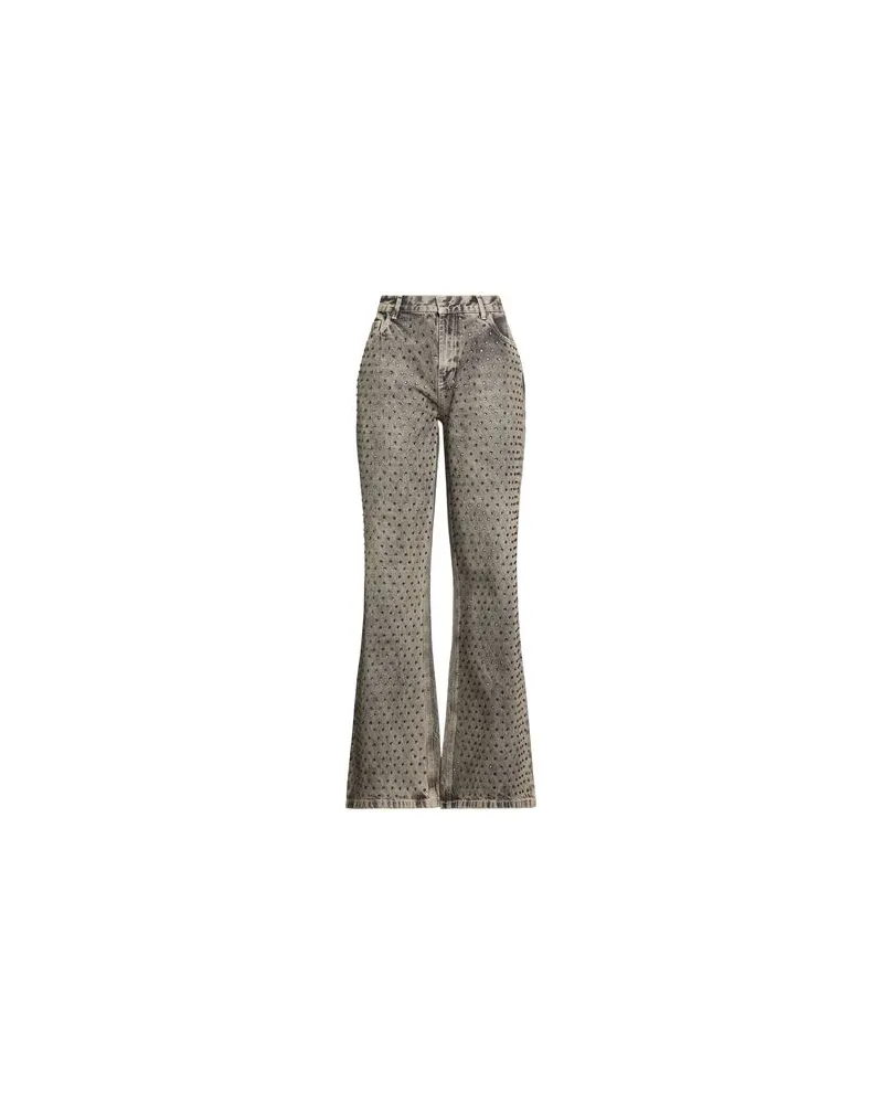 8PM HOSEN & RÖCKE - Jeanshosenauf YOOX.COM Braungrau