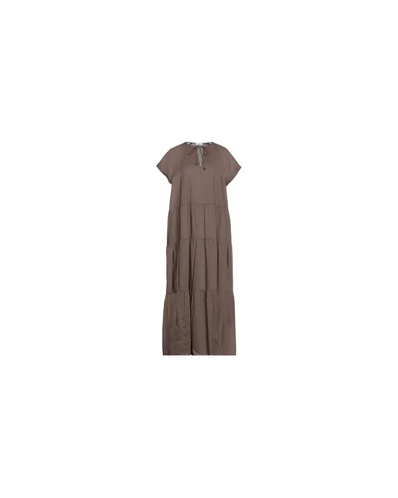 Peserico KLEIDER - Maxi-Kleiderauf YOOX.COM Braun