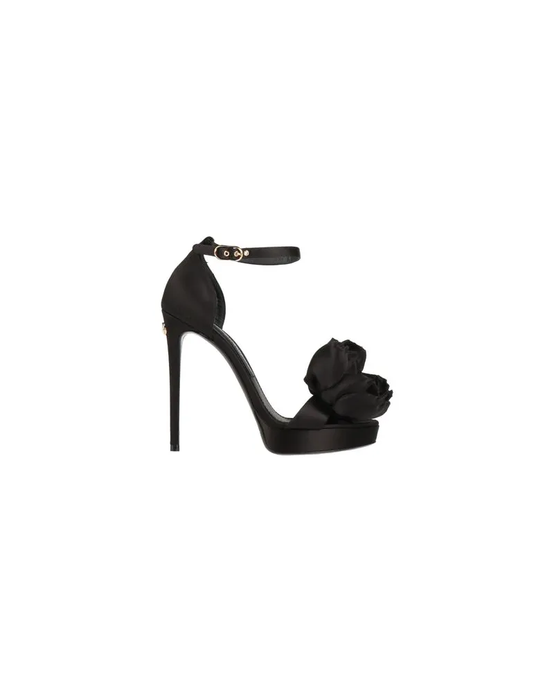 Dolce & Gabbana SCHUHE - Sandalenauf YOOX.COM Schwarz